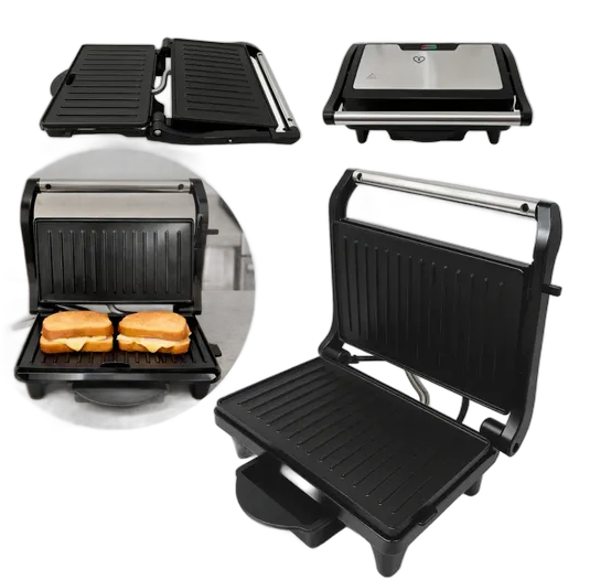 Sanduicheira Grill Antiaderente Fritadeira 800w